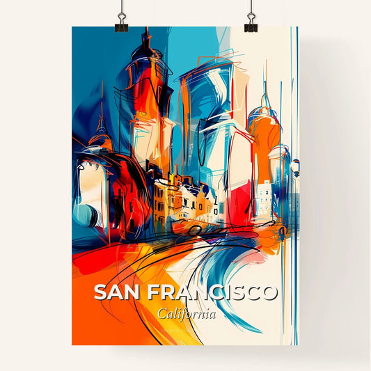 Vibrant San Francisco, California Poster