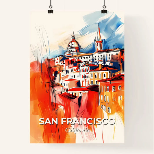 Vibrant San Francisco, California Poster