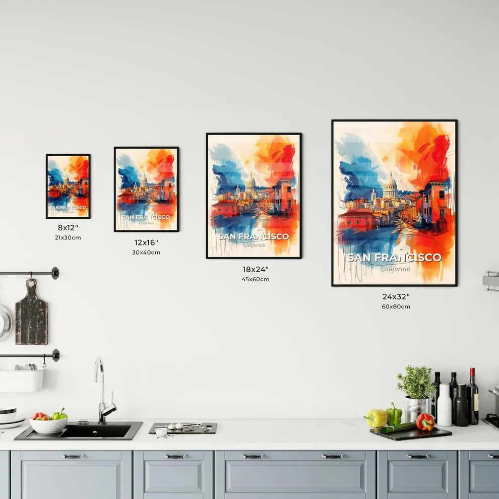 Vibrant San Francisco, California Kitchen Art