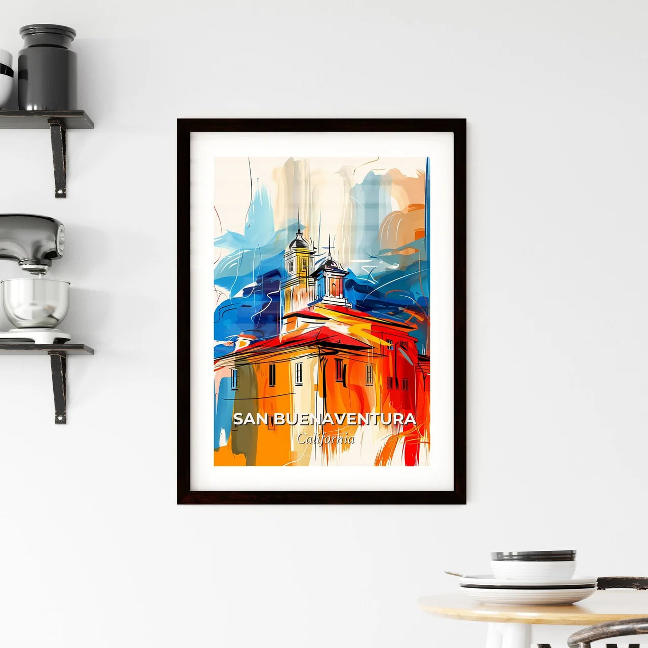 Vibrant San Buenaventura, California Framed Print