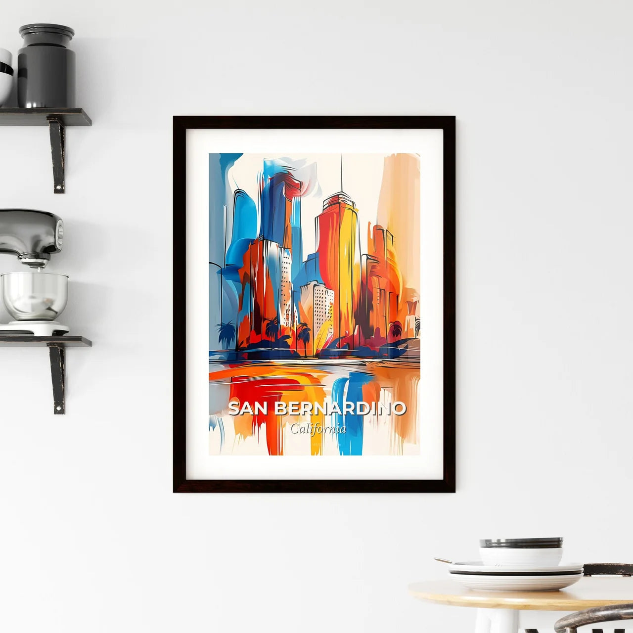 Vibrant San Bernardino, California Framed Print