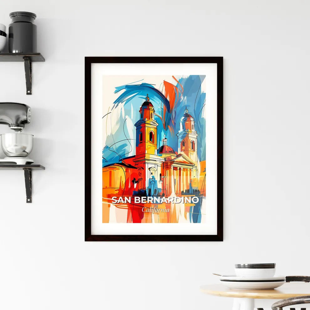 Vibrant San Bernardino, California Framed Print