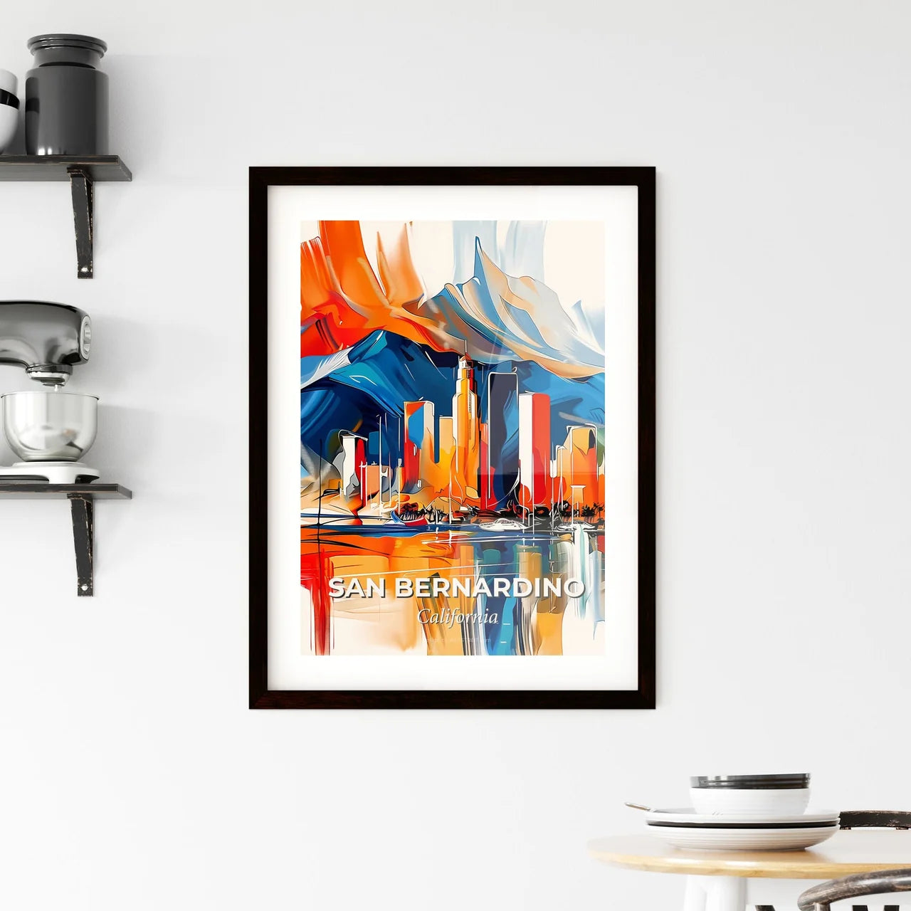 Vibrant San Bernardino, California Framed Print