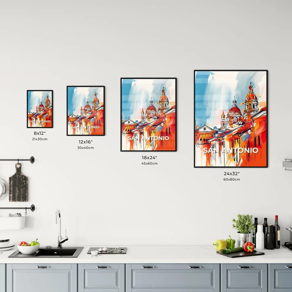 Vibrant San Antonio, Texas Kitchen Art