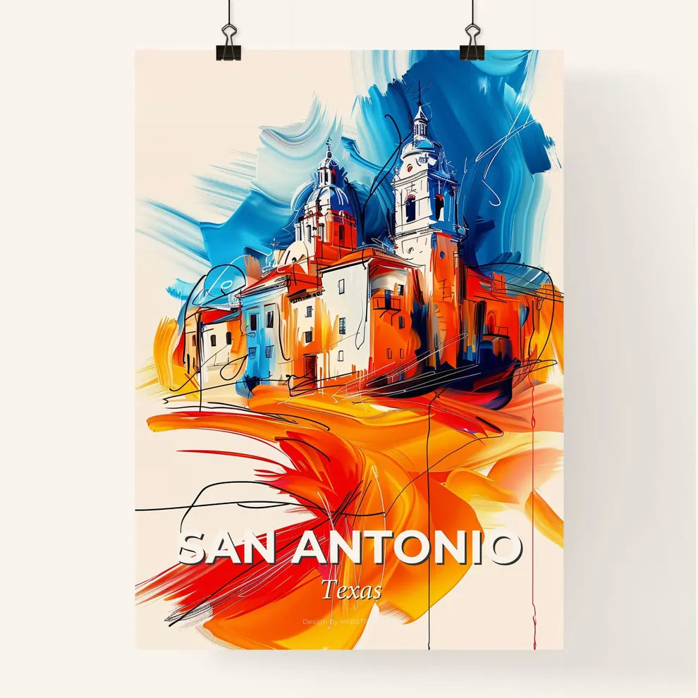 Vibrant San Antonio, Texas Poster