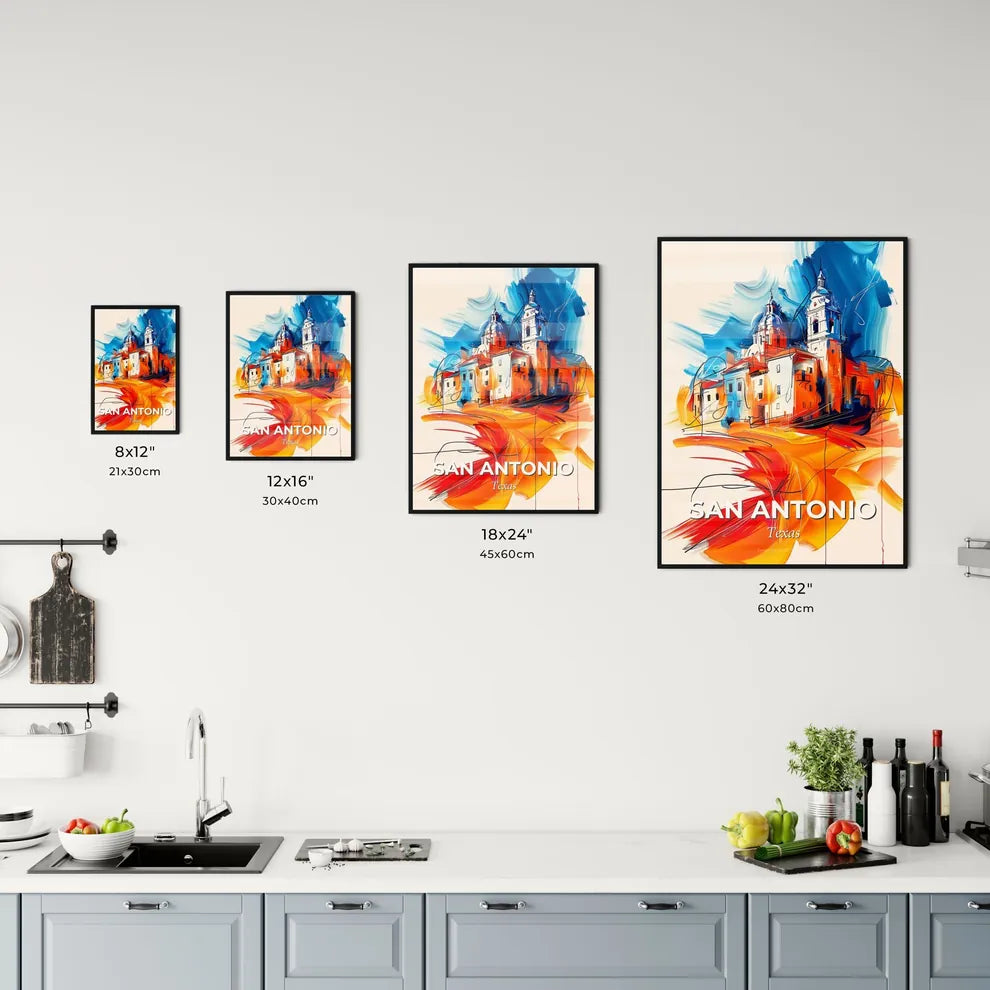 Vibrant San Antonio, Texas Kitchen Art