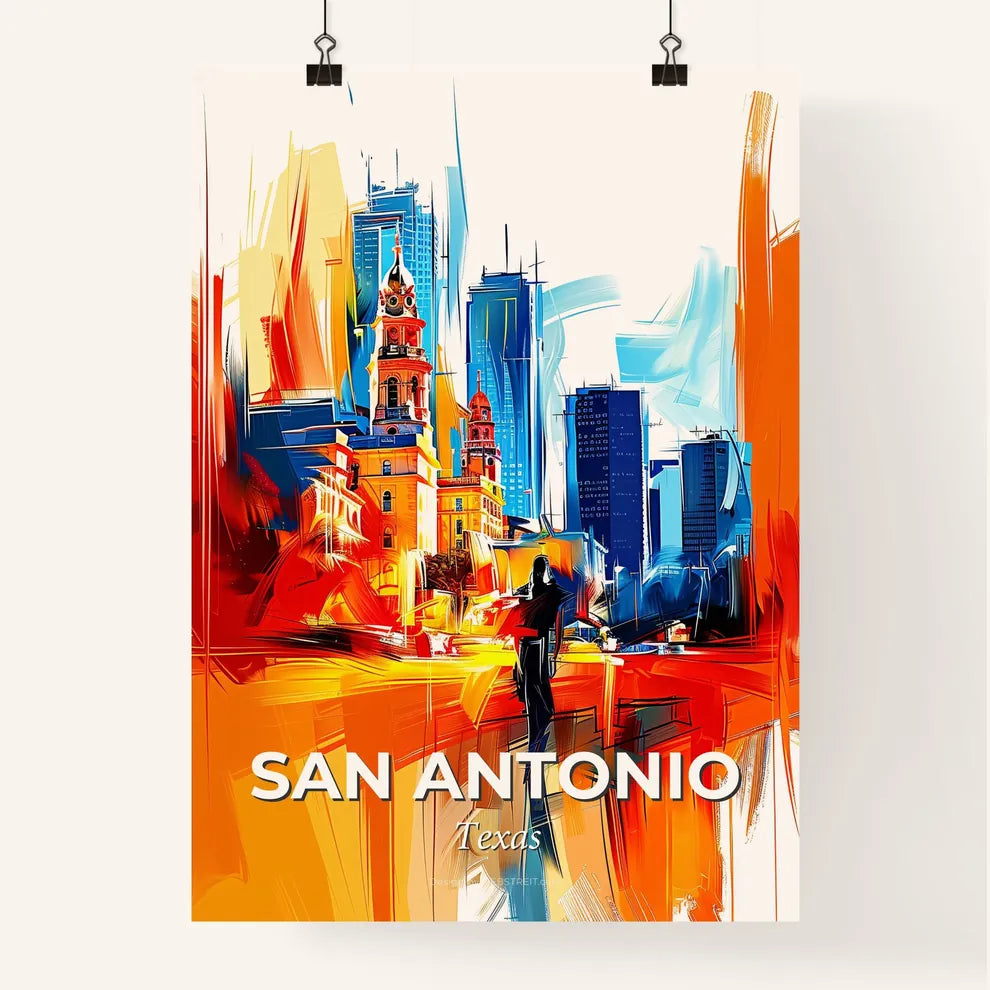 Vibrant San Antonio, Texas Poster