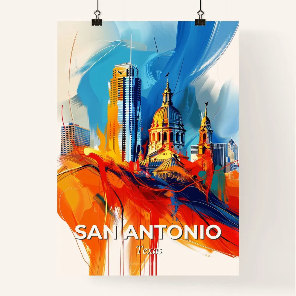 Vibrant San Antonio, Texas Poster