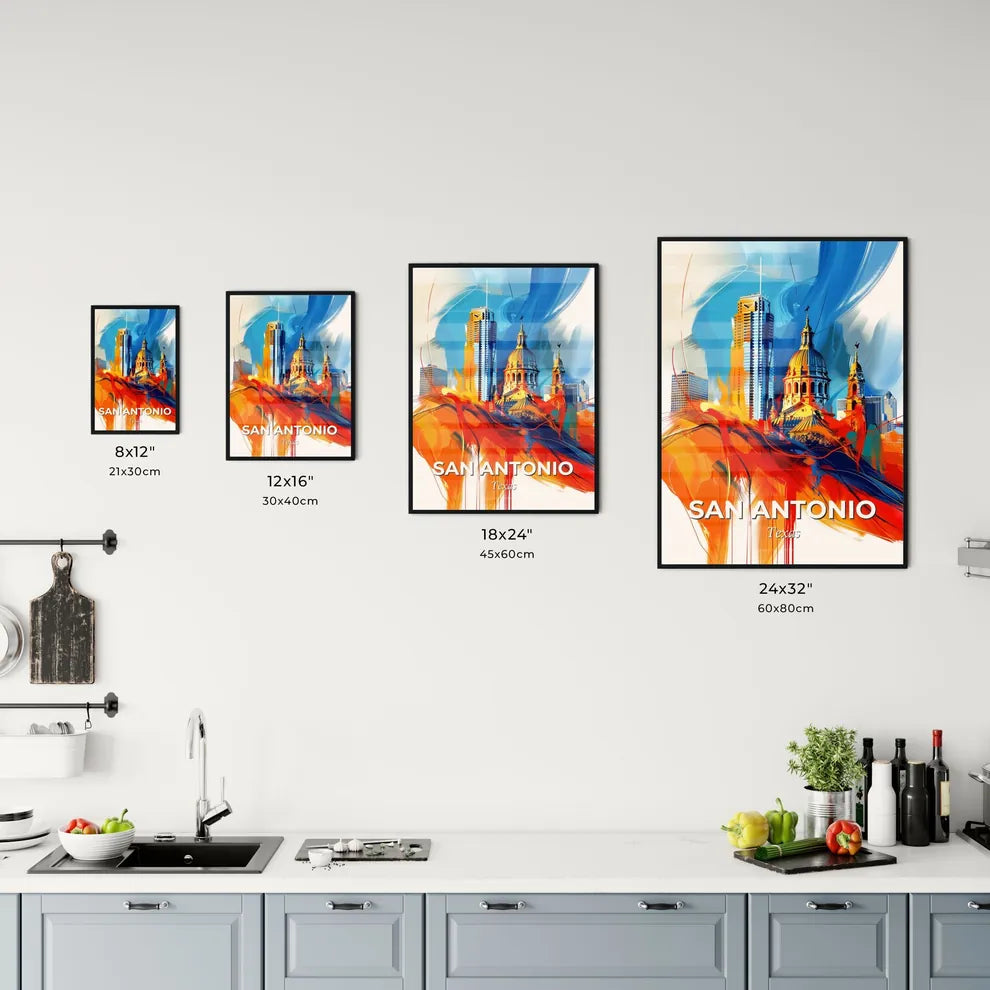 Vibrant San Antonio, Texas Kitchen Art