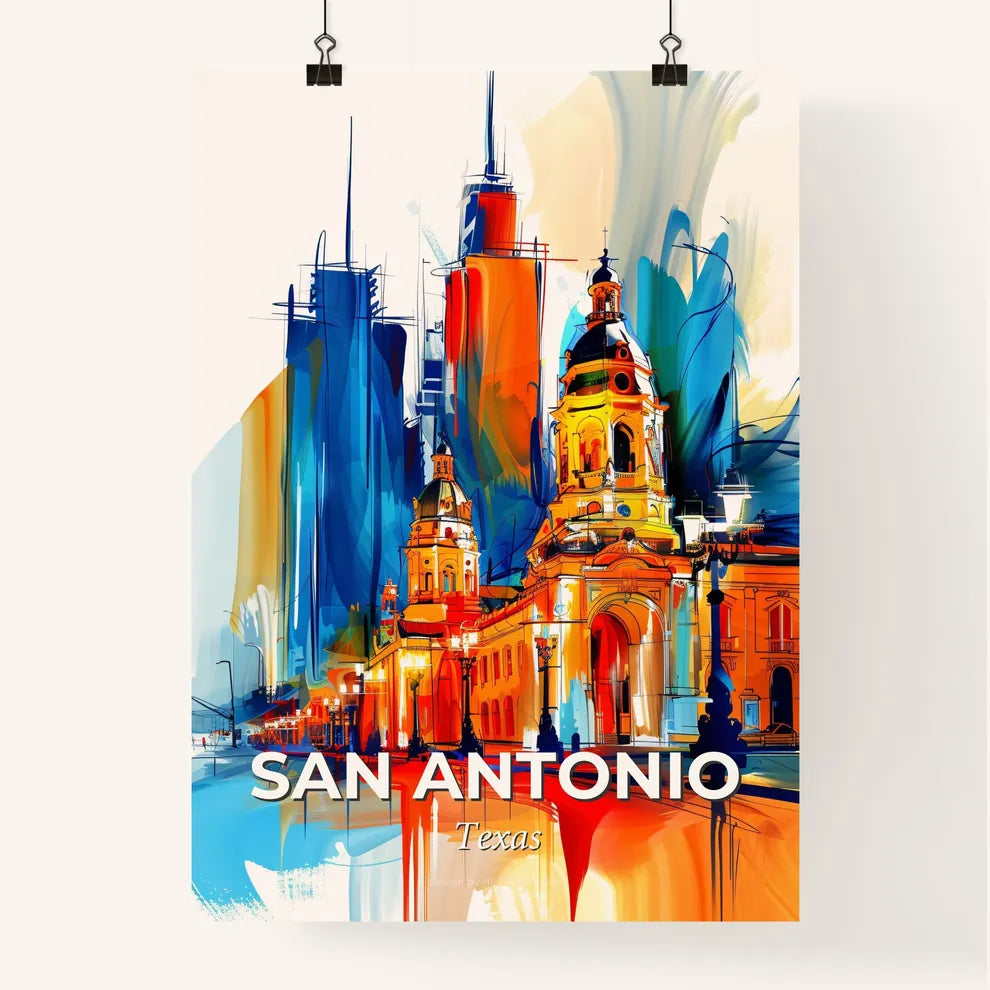 Vibrant San Antonio, Texas Poster