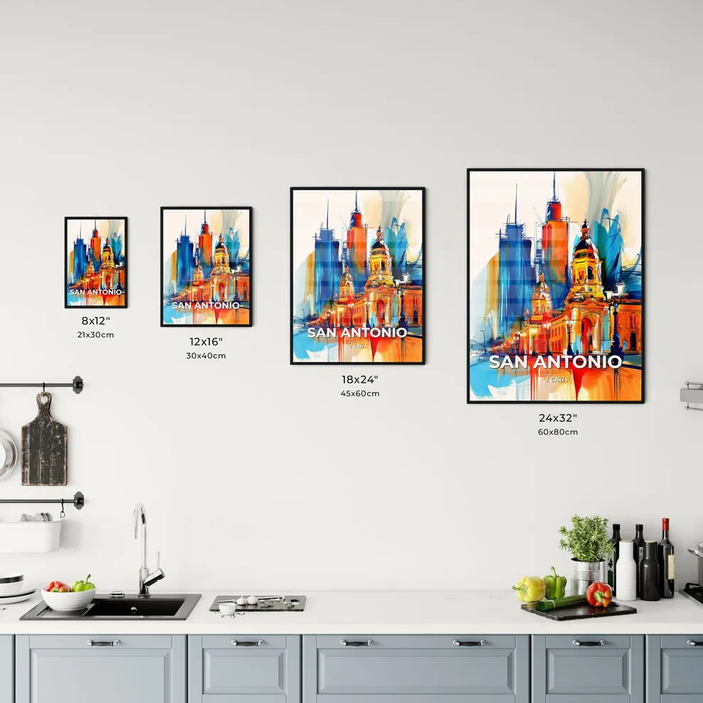 Vibrant San Antonio, Texas Kitchen Art