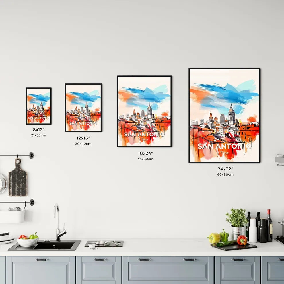 Vibrant San Antonio, Texas Kitchen Art