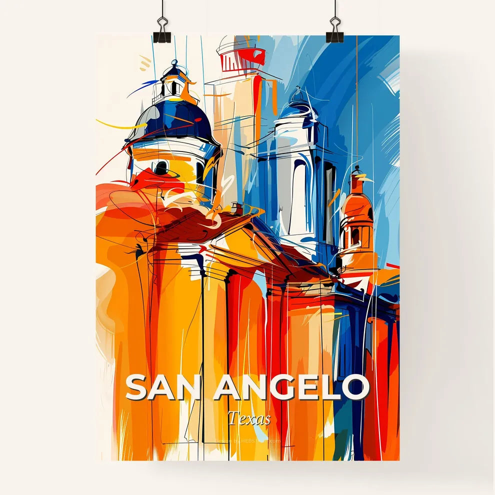 Vibrant San Angelo, Texas Poster