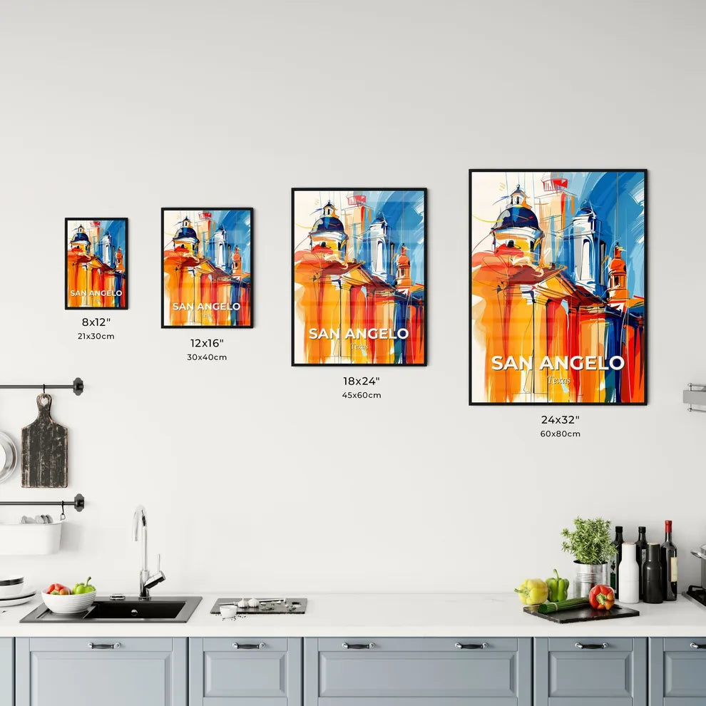 Vibrant San Angelo, Texas Kitchen Art