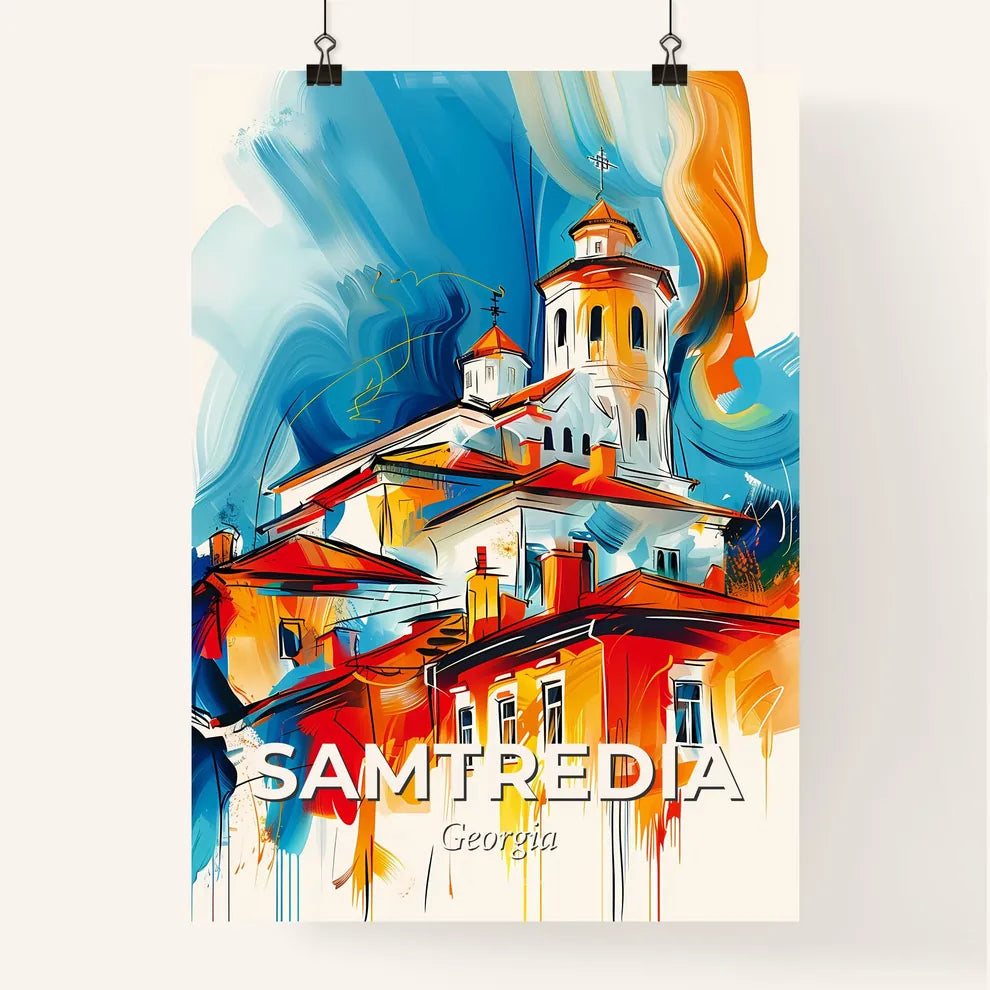Vibrant Samtredia, Georgia Poster