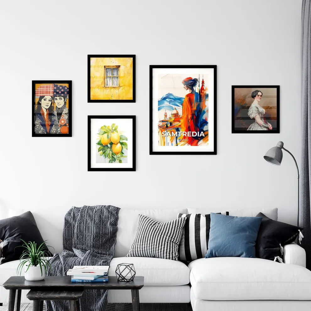 Vibrant Samtredia, Georgia Wall Art Collection