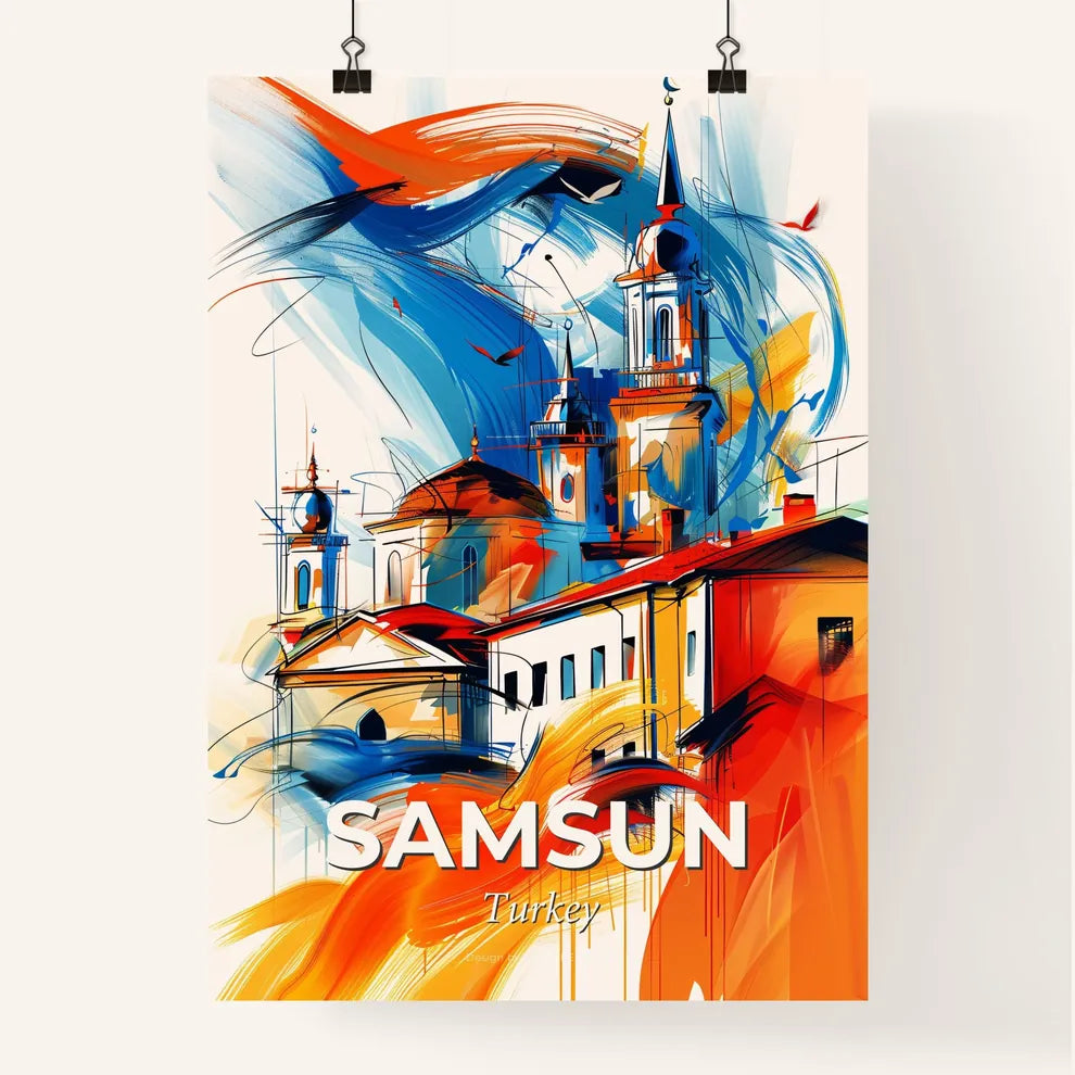 Vibrant Samsun, Turkey Poster