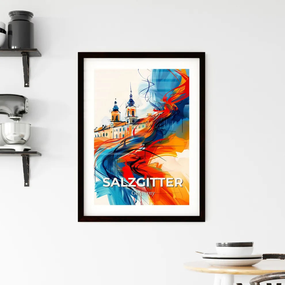 Vibrant Salzgitter, Germany Framed Print