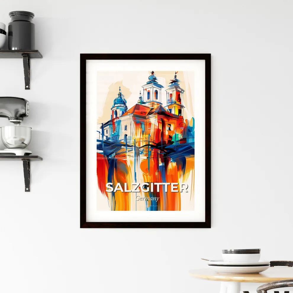 Vibrant Salzgitter, Germany Framed Print