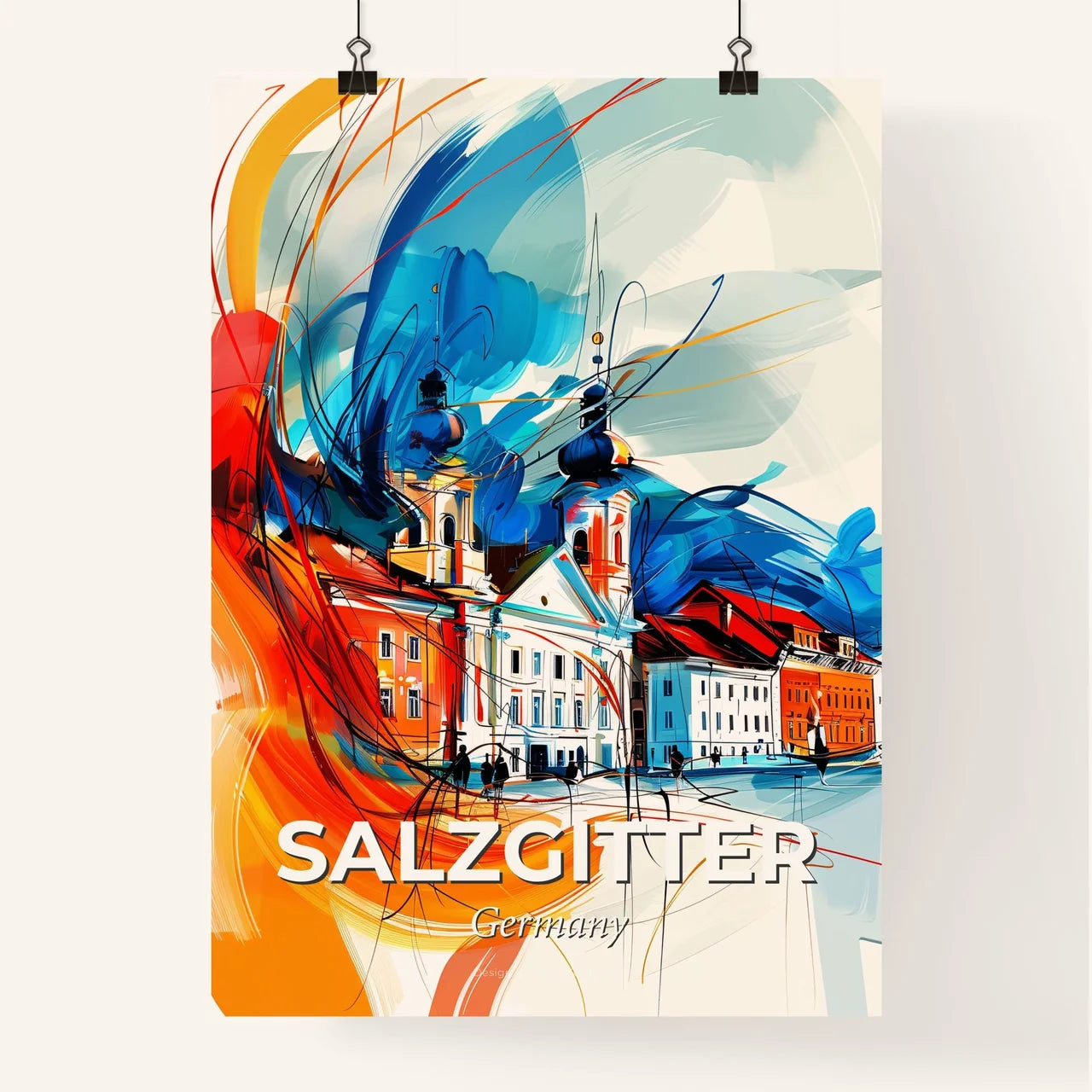 Vibrant Salzgitter, Germany Poster