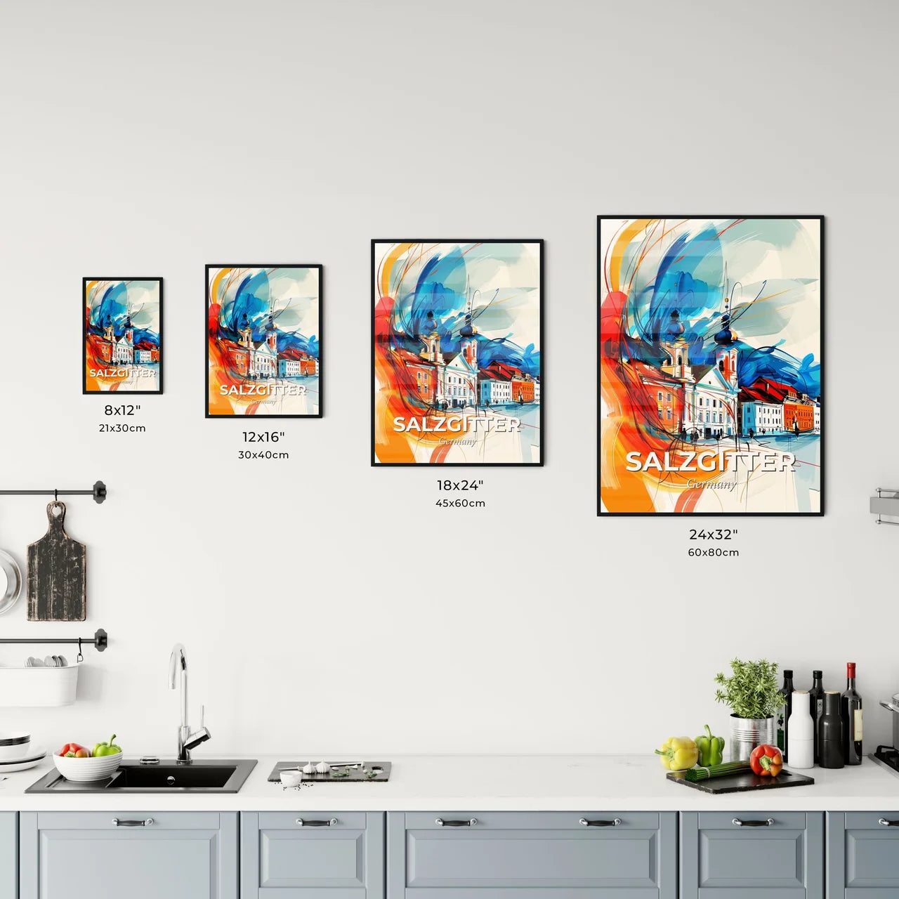 Vibrant Salzgitter, Germany Kitchen Art