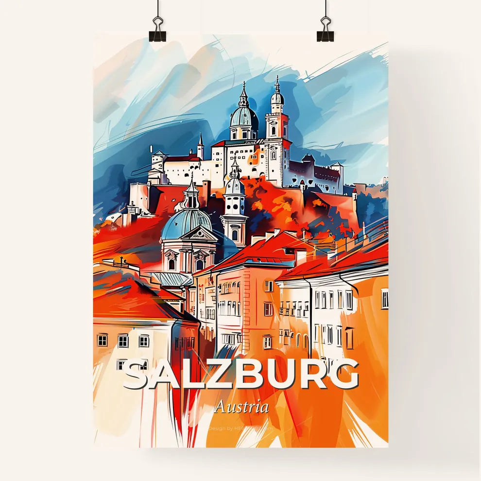 Vibrant Salzburg, Austria Poster