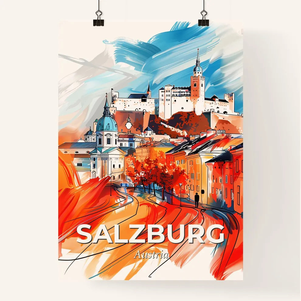 Vibrant Salzburg, Austria Poster