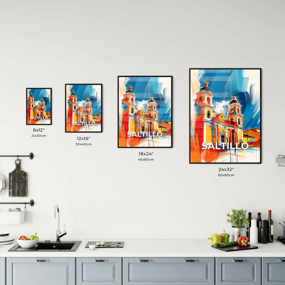 Vibrant Saltillo, Mexico Kitchen Art