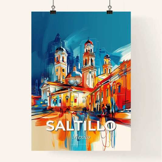 Vibrant Saltillo, Mexico Poster