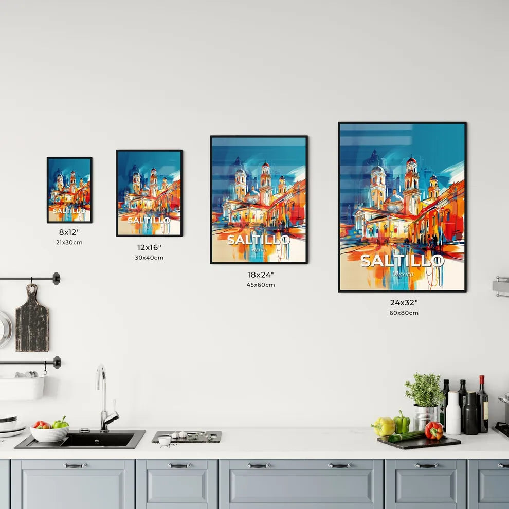Vibrant Saltillo, Mexico Kitchen Art