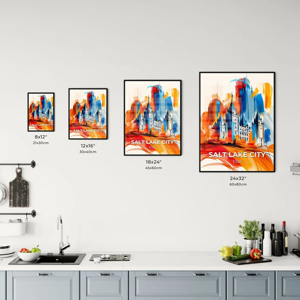 Vibrant Salt Lake City, Utah Kitchen Art