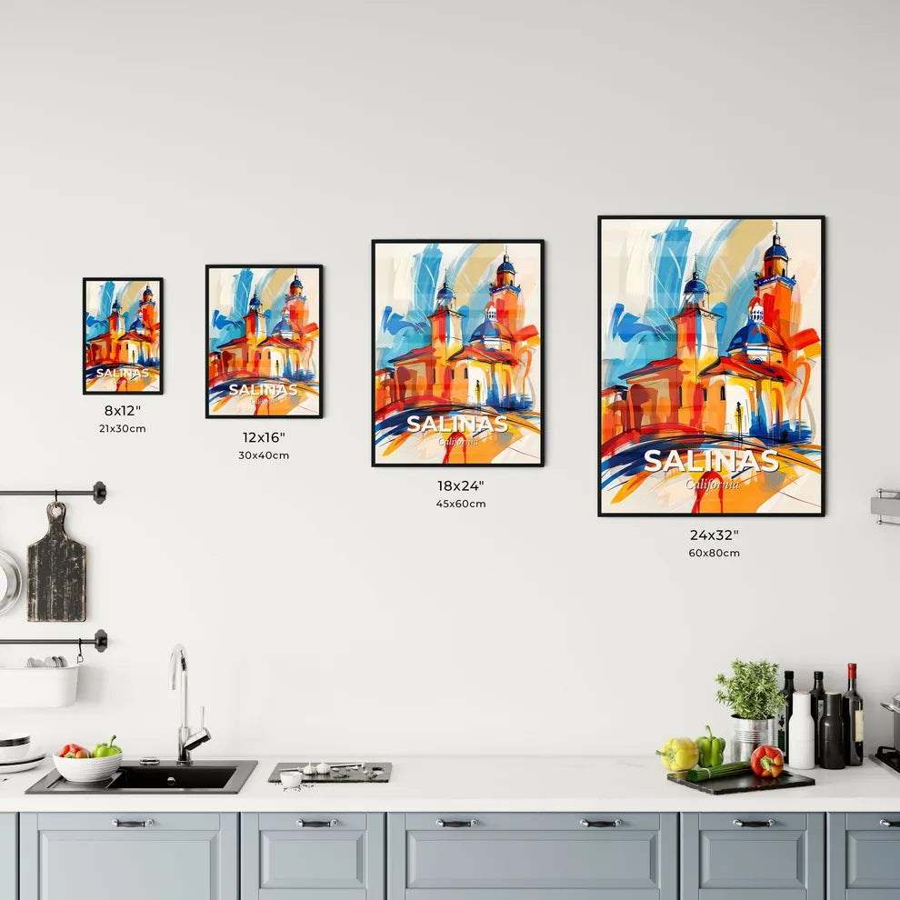 Vibrant Salinas, California Kitchen Art