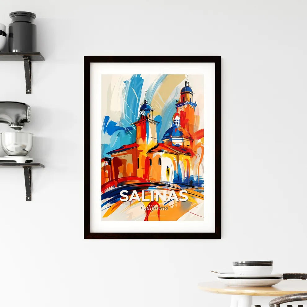 Vibrant Salinas, California Framed Print