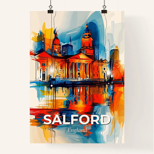 Vibrant Salford, England Poster