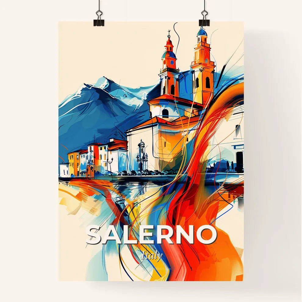Vibrant Salerno, Italy Poster