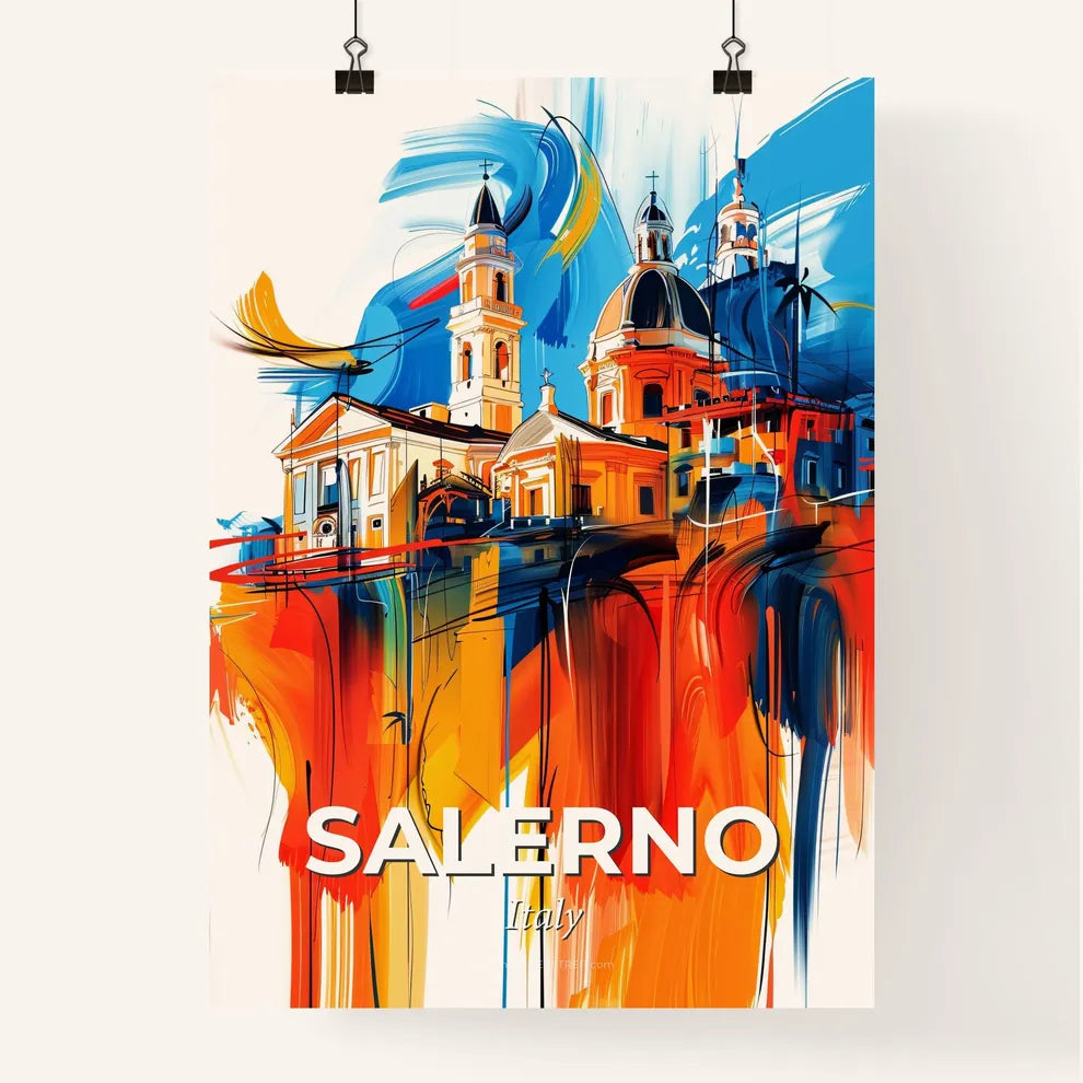Vibrant Salerno, Italy Poster