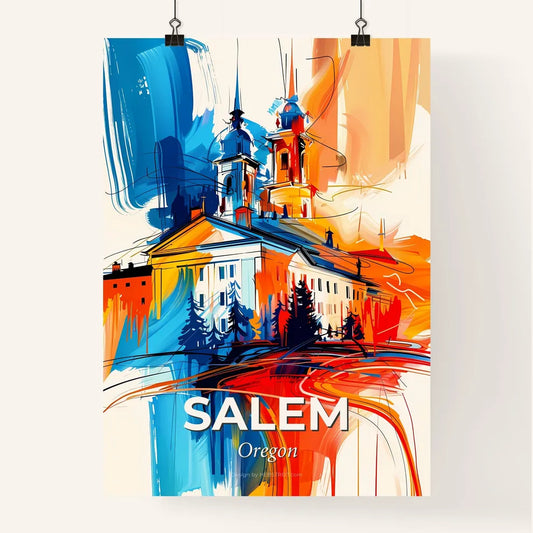 Vibrant Salem, Oregon Poster