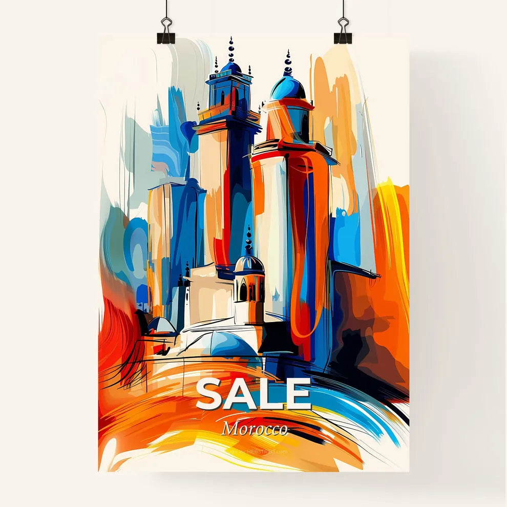 Vibrant Sale, Morocco Poster