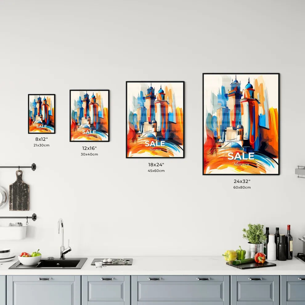 Vibrant Sale, Morocco Kitchen Art
