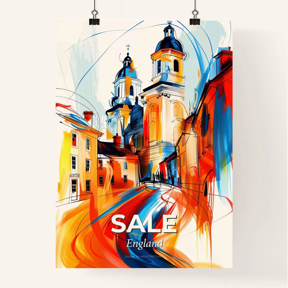 Vibrant Sale, England Poster