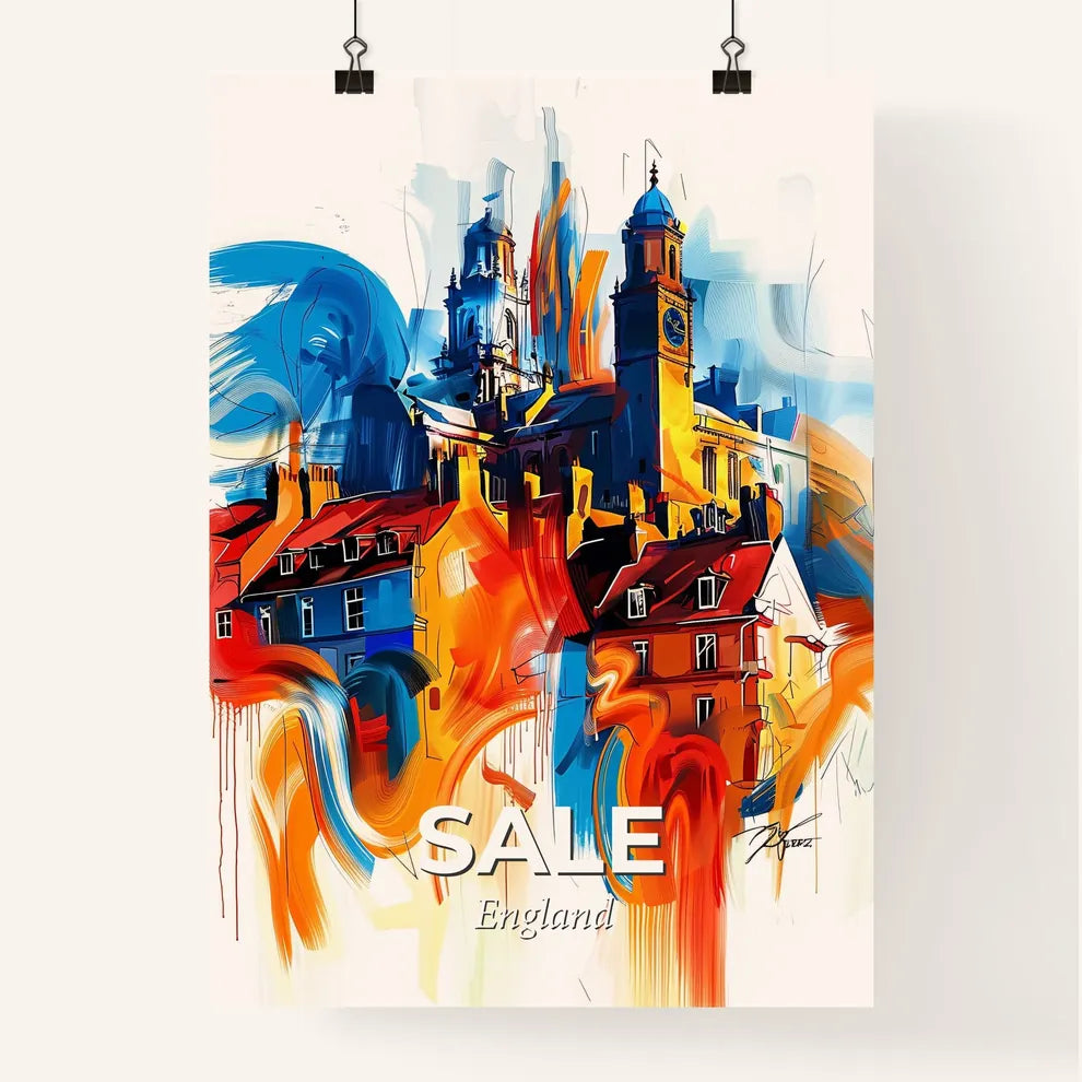 Vibrant Sale, England Poster