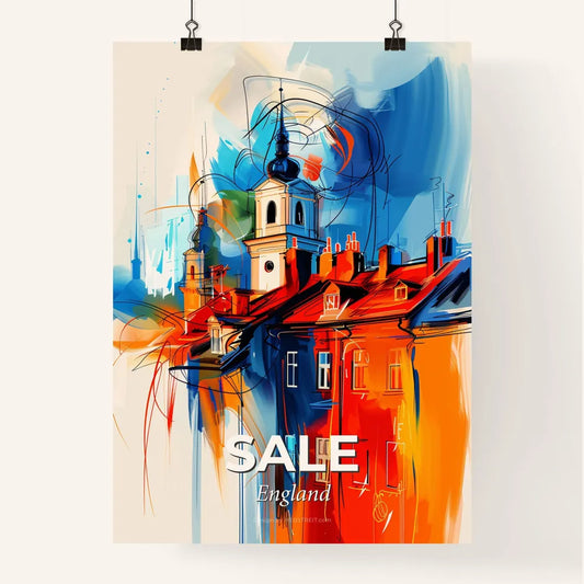 Vibrant Sale, England Poster