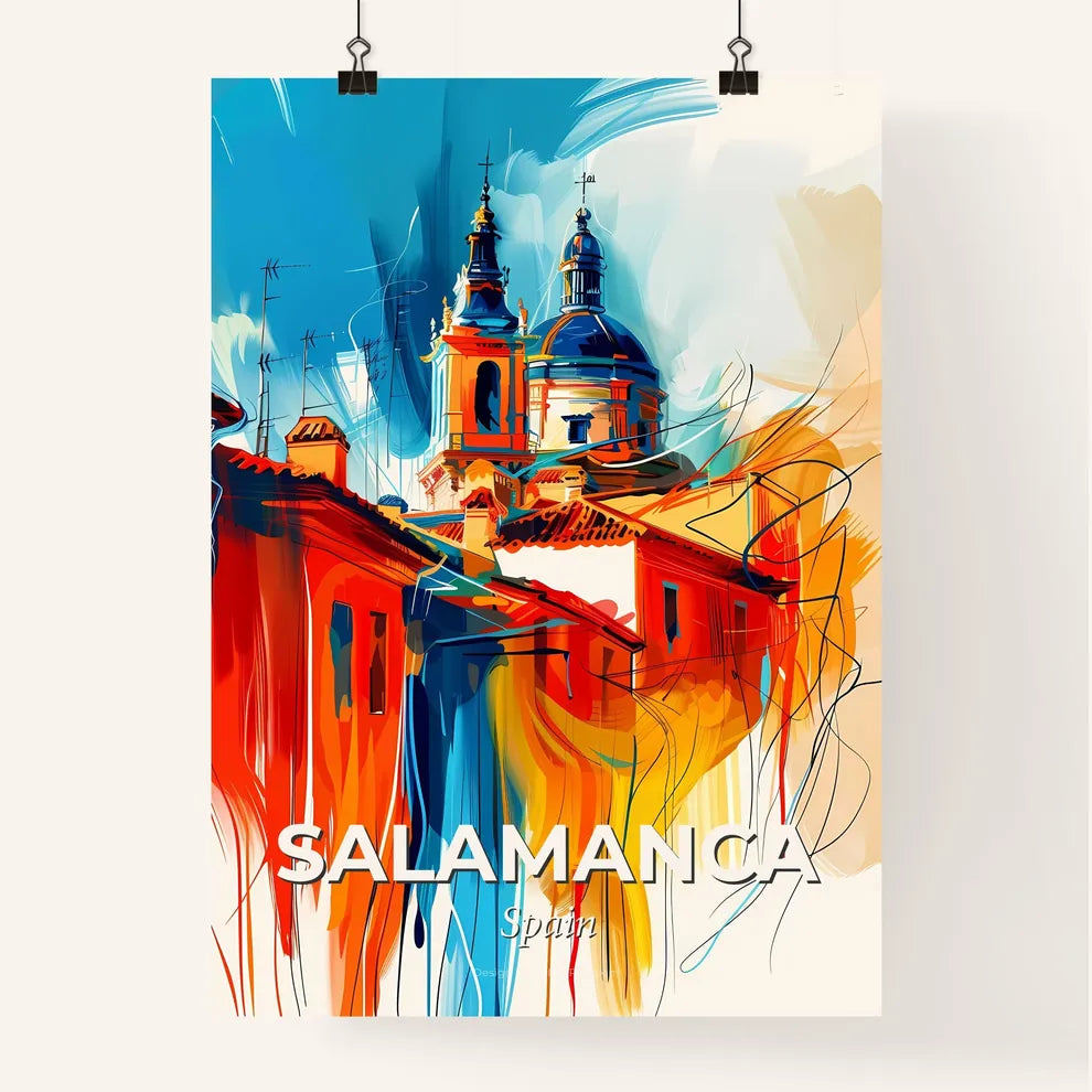 Vibrant Salamanca, Spain Poster