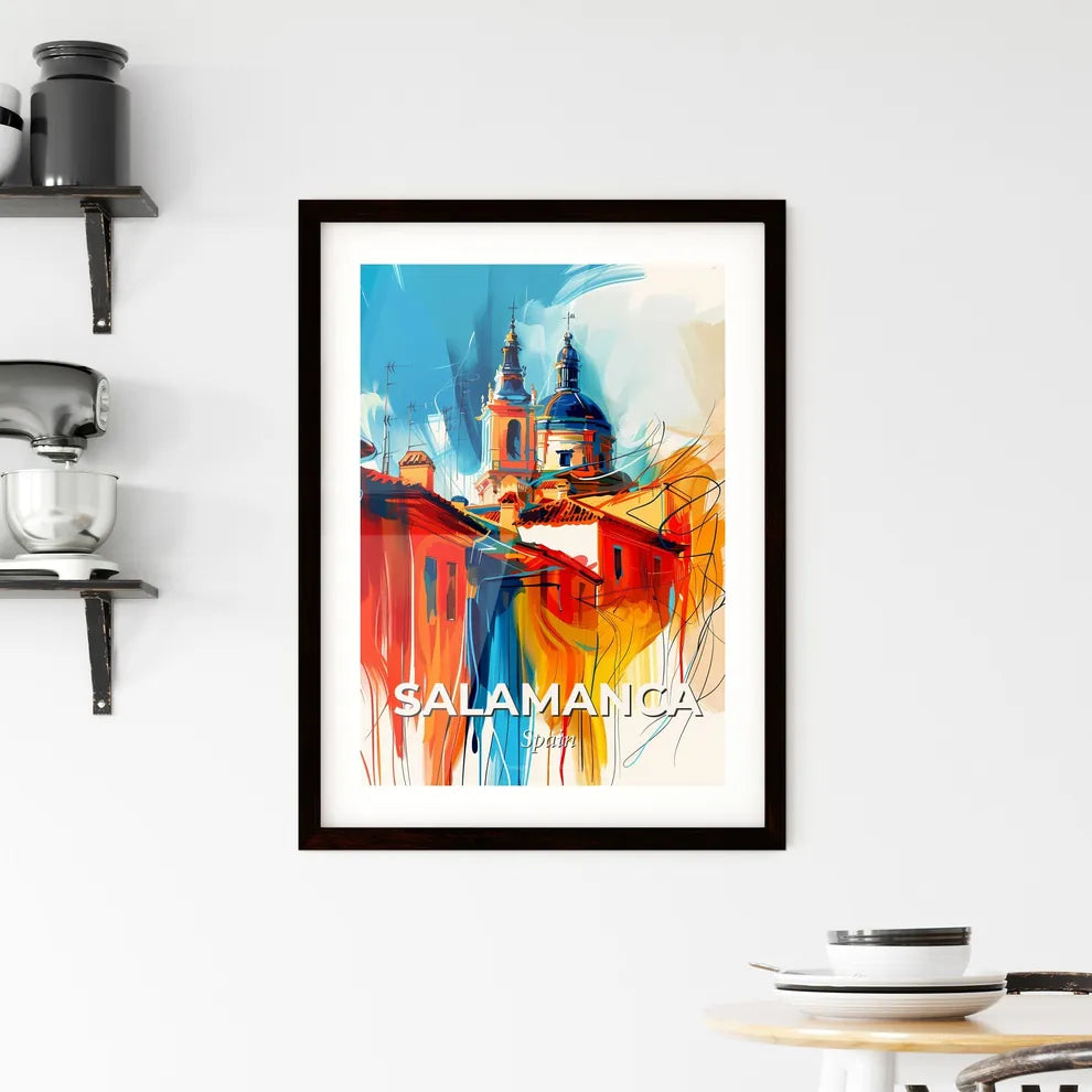 Vibrant Salamanca, Spain Framed Print