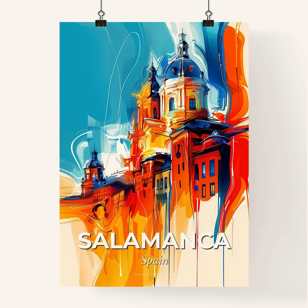 Vibrant Salamanca, Spain Poster