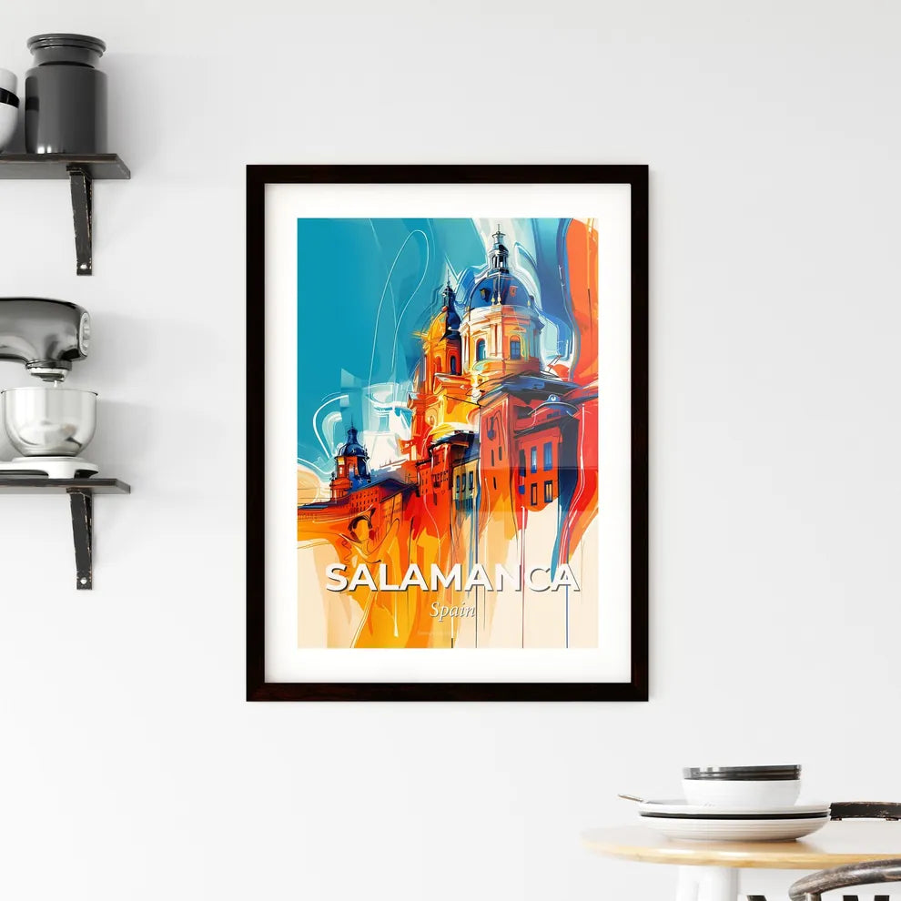 Vibrant Salamanca, Spain Framed Print
