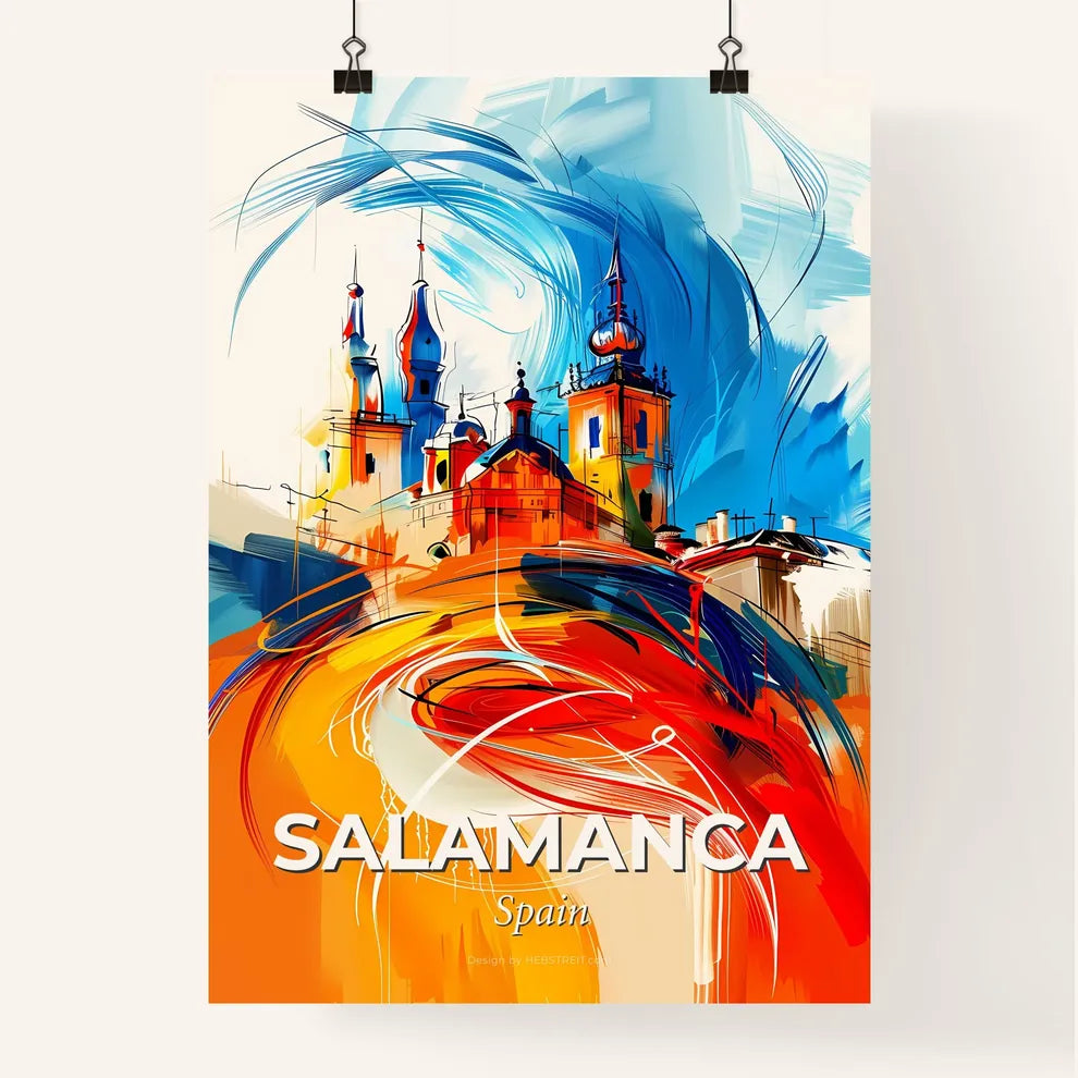 Vibrant Salamanca, Spain Poster