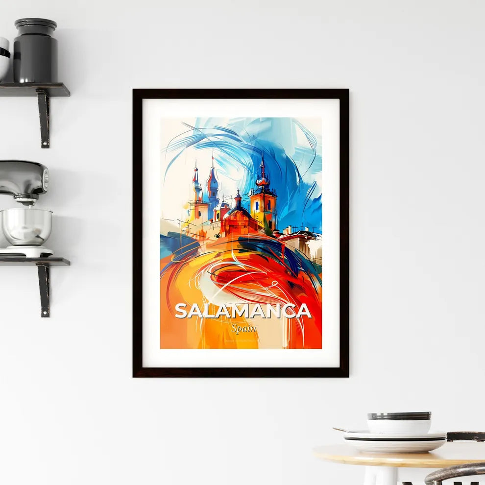 Vibrant Salamanca, Spain Framed Print