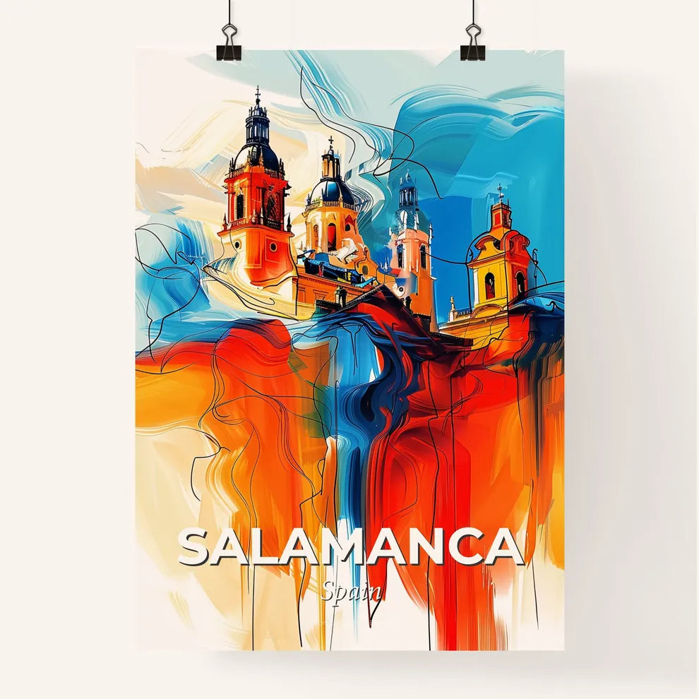 Vibrant Salamanca, Spain Poster