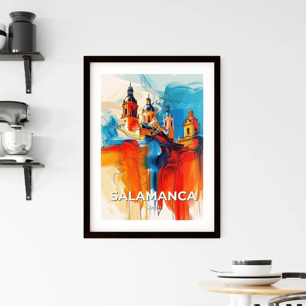 Vibrant Salamanca, Spain Framed Print